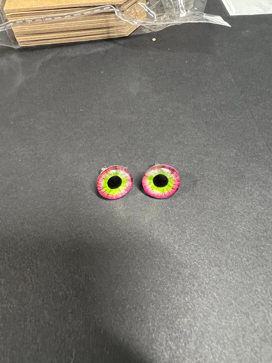 Watermelon Eye stud earring